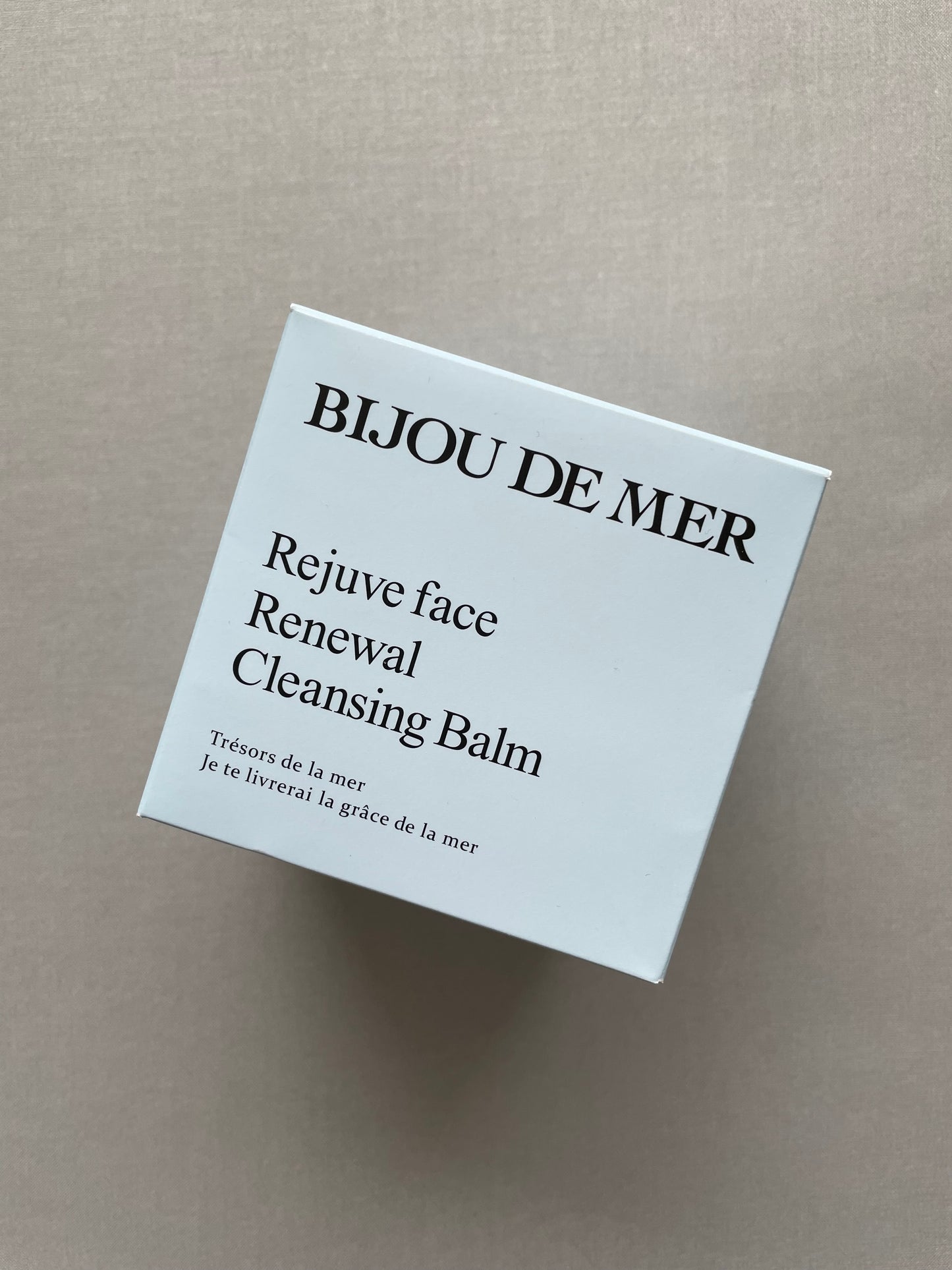 BIJOU DE MER Rejuve face Renewal Cleansing Balm
