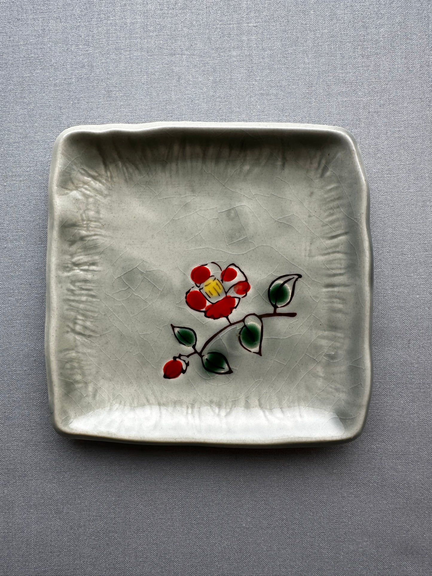 Handmade Ceramic Plate “Tsubaki”