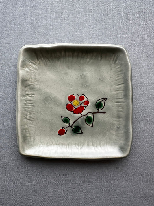Handmade Ceramic Plate “Tsubaki”